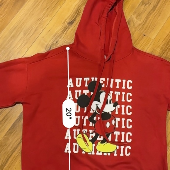 Disney Red Fleece Hoodie - Picture 6 of 13